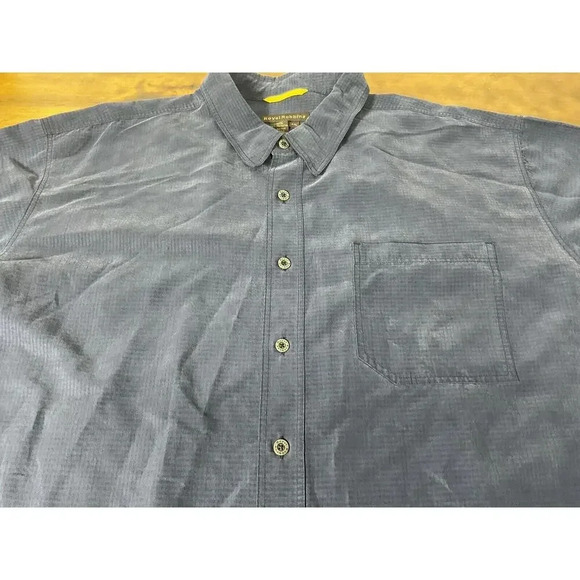 Royal Robbins Men’s Size XXL Blue Long Sleeve Button Up Modal Blend - Picture 4 of 11